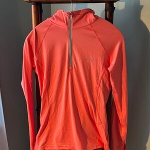 Columbia Bright Coral Quarter-Zip Top